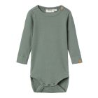 Lil Atelier Nbmgago Ls Slim Body Lil Noos Agave Green SOLID
