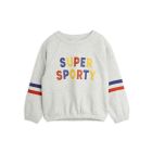 Mini Rodini Super sporty single print sweatshirt Grey melange