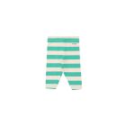 Tinycottons Stripes Baby Pant Light Cream/Emerald