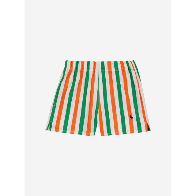 Bobo Choses Vertical Stripes woven shorts Multicolor_1