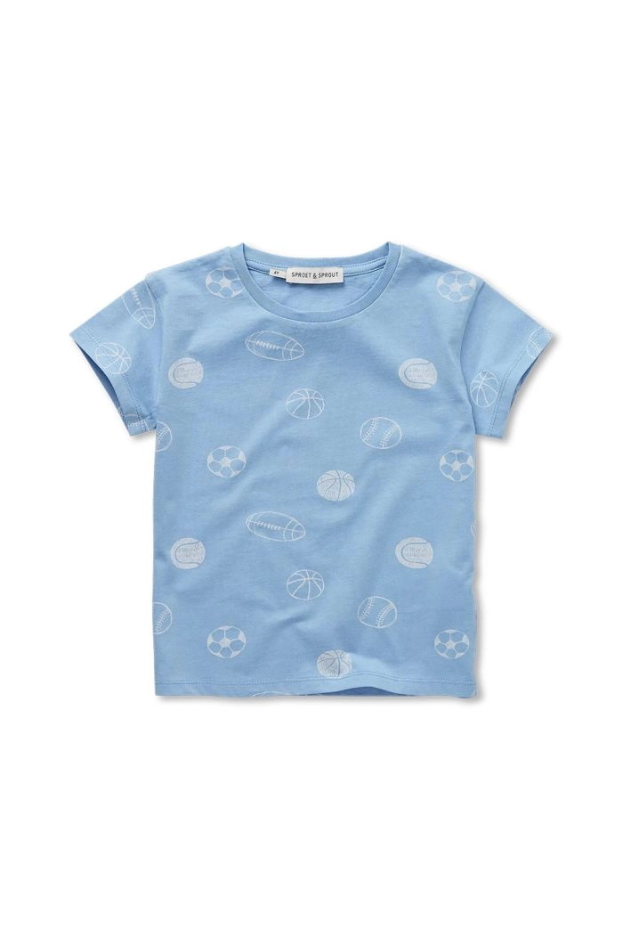 Sproet & Sprout T-shirt balls print Forever Blue_1
