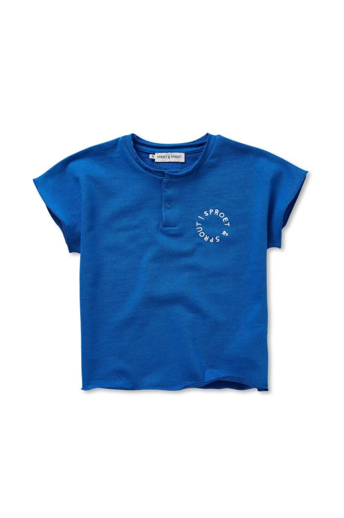 Sproet & Sprout Sweat top grandad Sports Blue_1