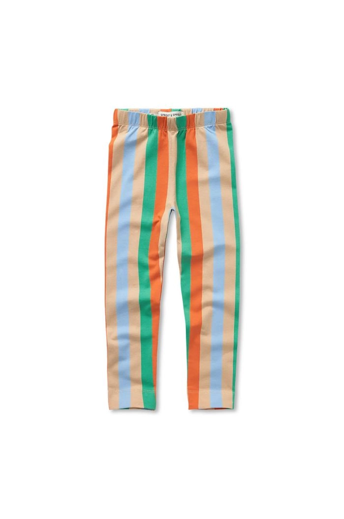 Sproet & Sprout Legging multi stripes Sand_1