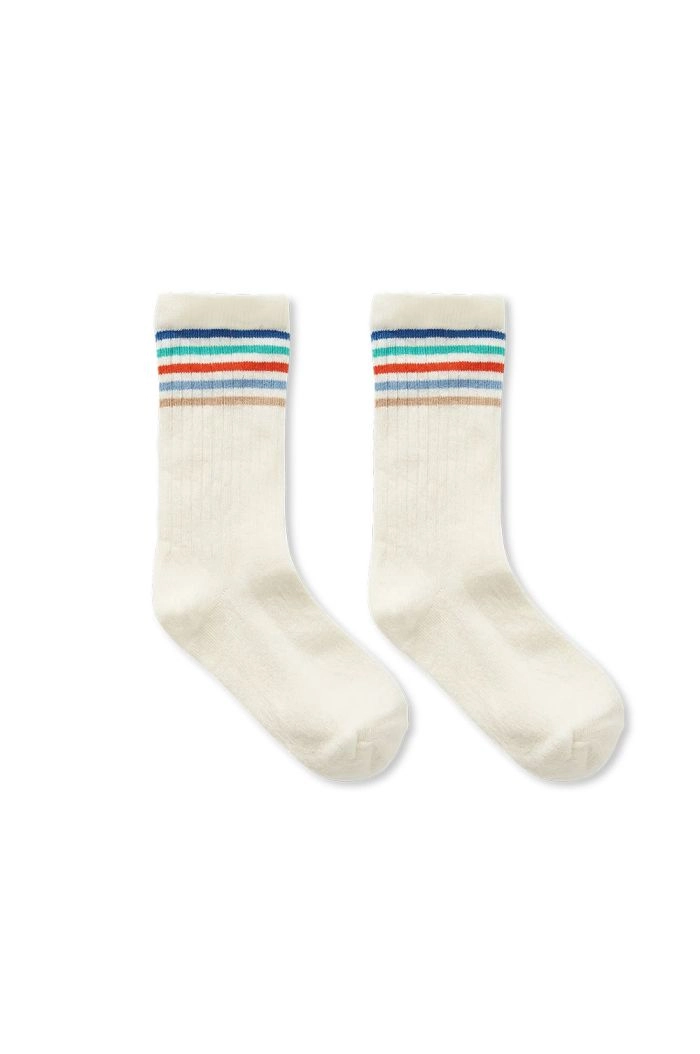 Sproet & Sprout Sport socks blue Off-white_1