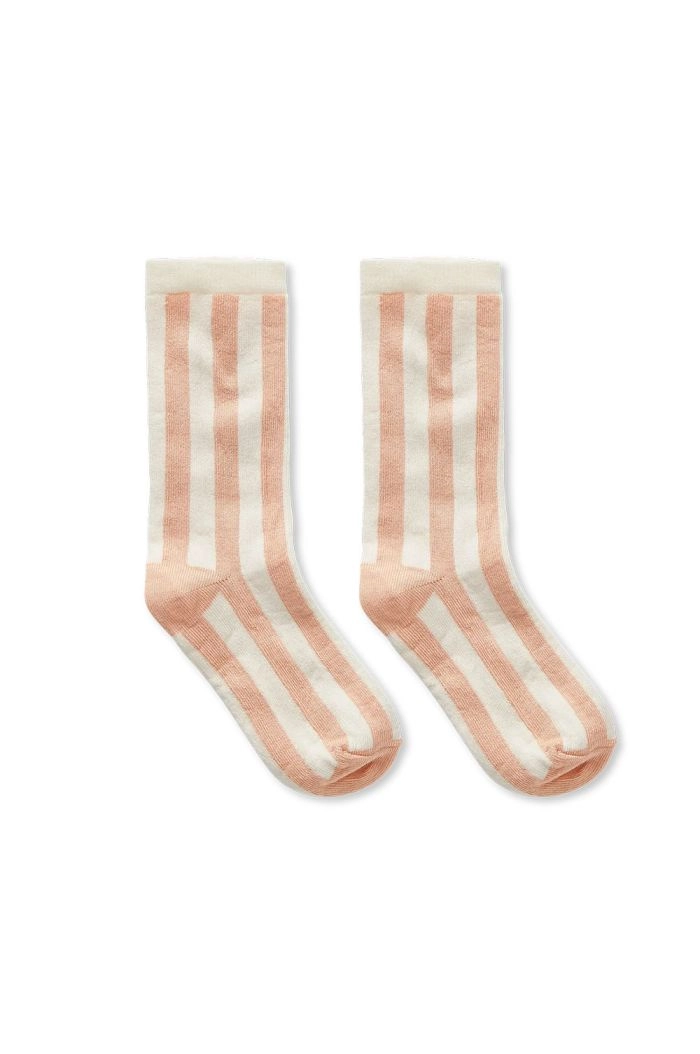Sproet & Sprout Socks stripe pink Blush Pink_1