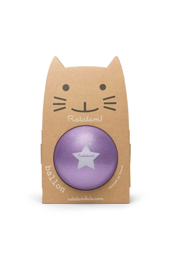Ratatam! Glitter Ball 22cm B004 Violet_1