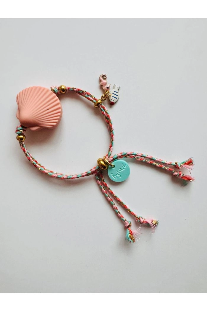 ByMelo Armbandje schelp lichtroze _1