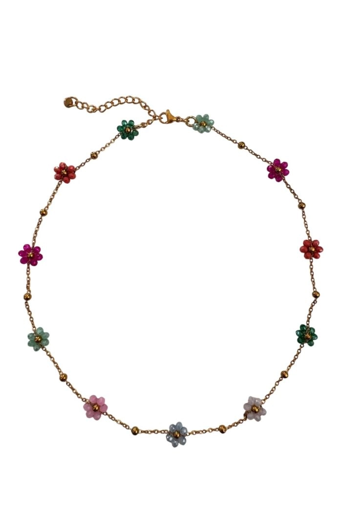 ByMelo Flower ketting multicolors _1