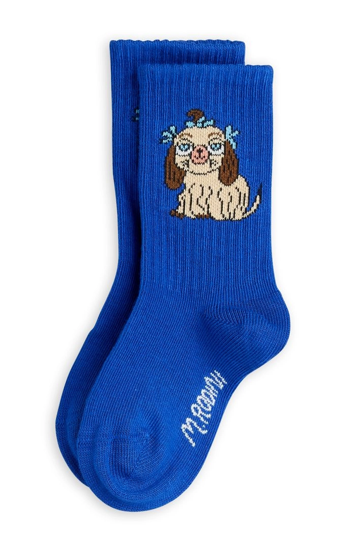 Mini Rodini Mini Rodini Table tennis socks Blue_1