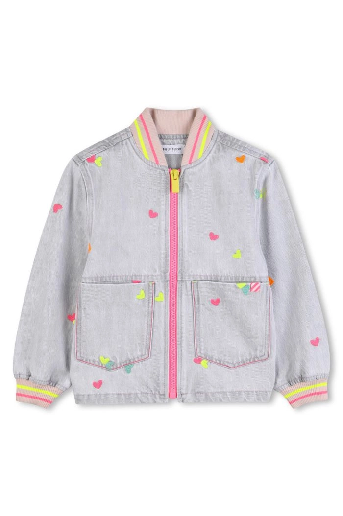 BillieBlush Denim Jacket Grey_1