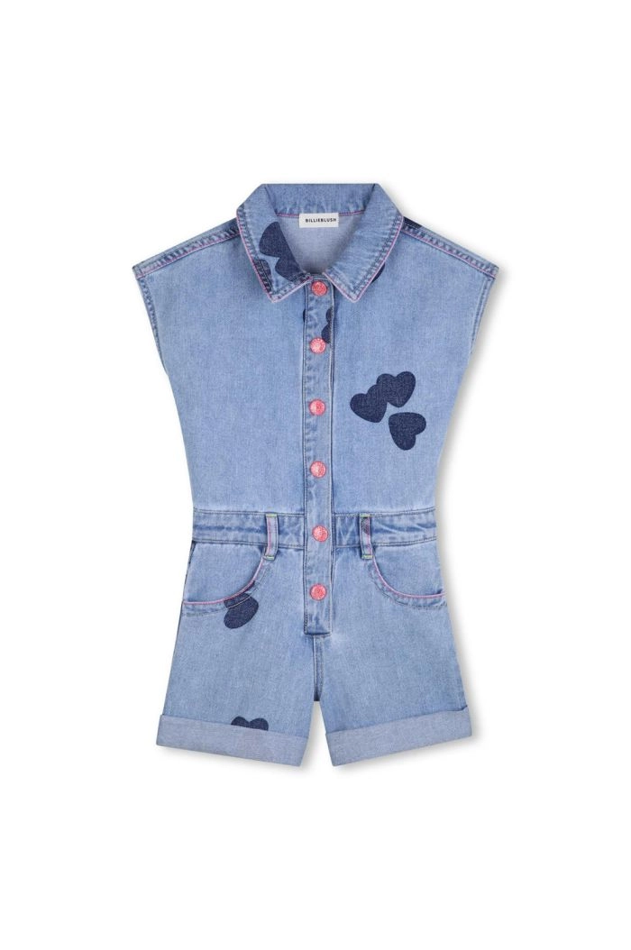 BillieBlush Denim overall Blue_1