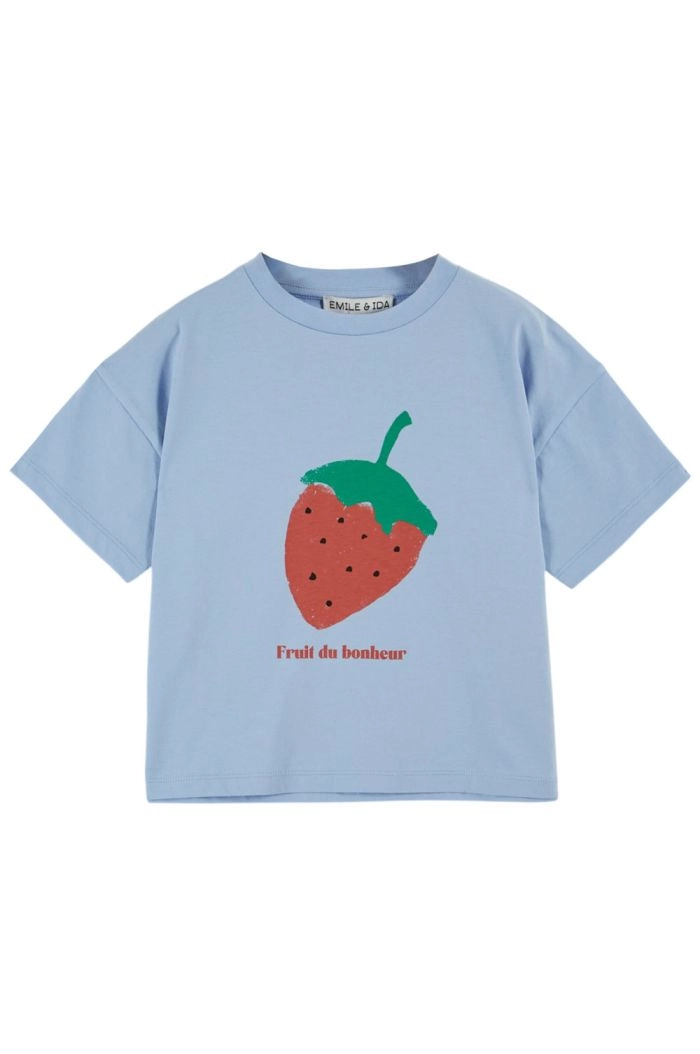 Emile et Ida Tee Shirt Imprime Place Fruit Ciel_1