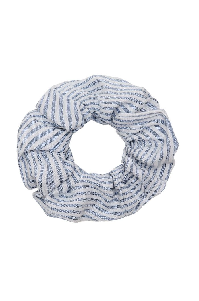Mimi & Lula Stripe Scrunchie Blue_1