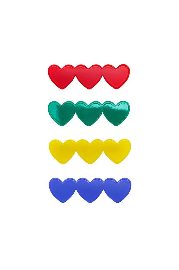 Mimi & Lula Heart Acetate Clips Multi_1