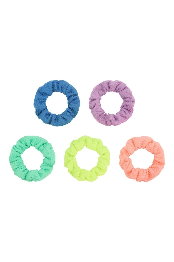Mimi & Lula Crinkle Scrunchies Bright Multi_1