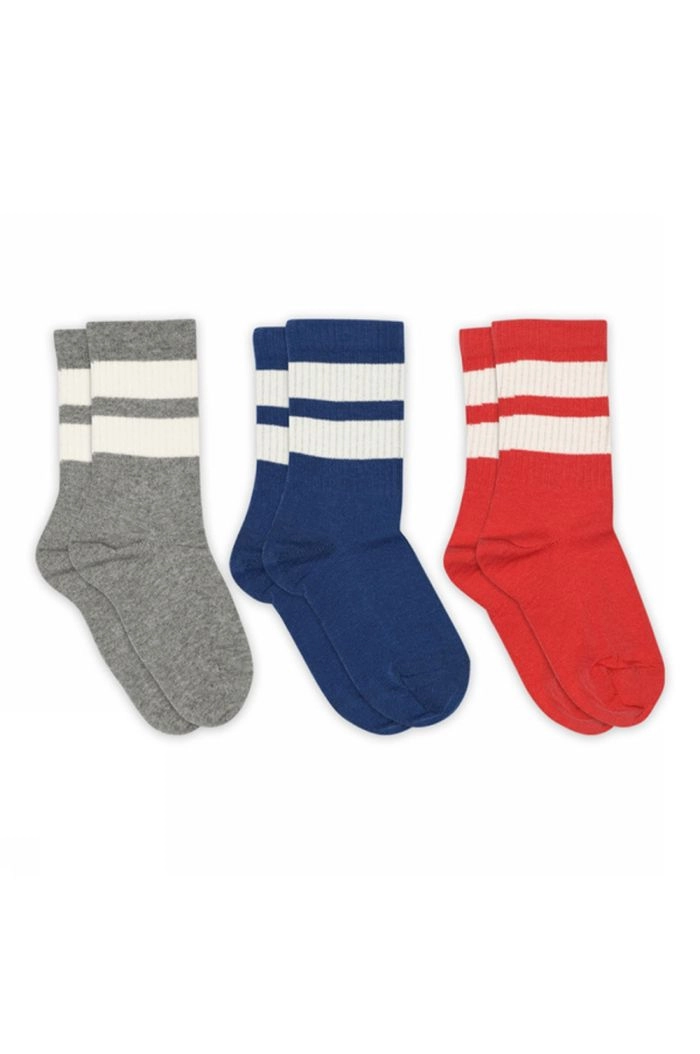 MP Denmark Anker socks - 3-pack 1315 Tomato