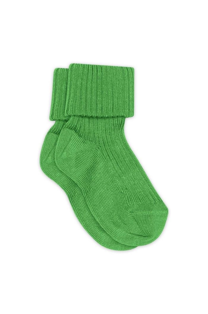 MP Denmark Cotton rib baby socks 3098 Vibrant Green_1