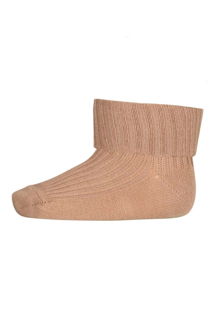 MP Denmark Cotton rib baby socks 4155 Apple Cinnamon_1
