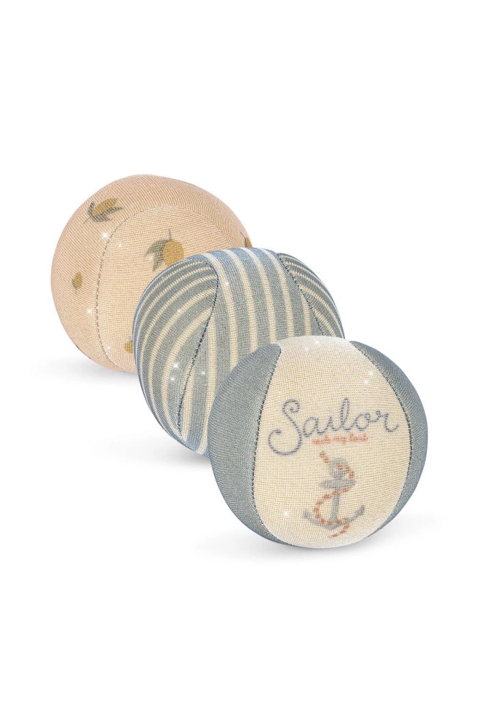 Konges Sløjd 3 Pack Neoprene Beach Ball Lemon_1