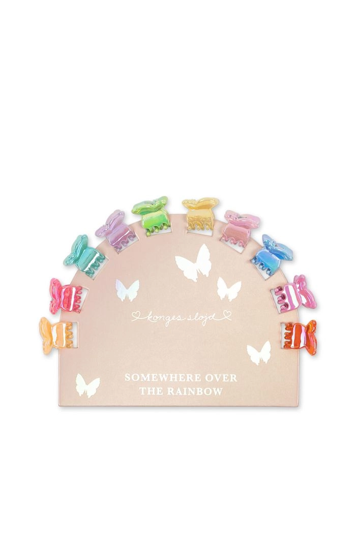 Konges Sløjd 10 Pack Mini Butterfly Hair Claws Multi