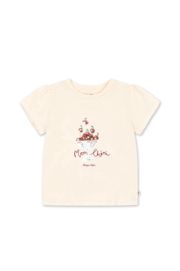 Konges Sløjd Famo Puff Tee Gots Ecru_1