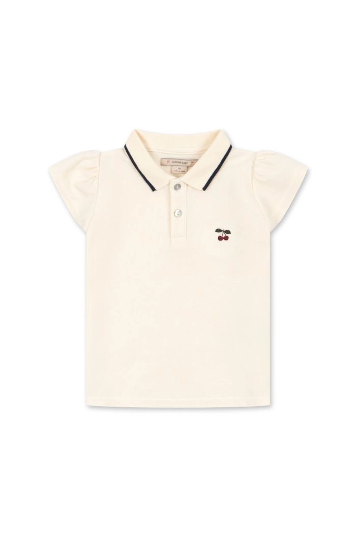 Konges Sløjd Florita Polo Shirt Ocs Antique White_1