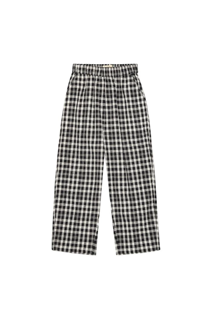 Brunobruno nation Dora Check Pants Jet Black Check_1