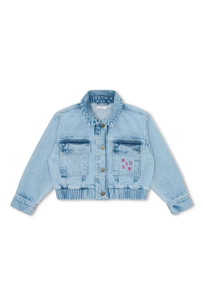 Petit Blush Denim Jacket Light Blue_1