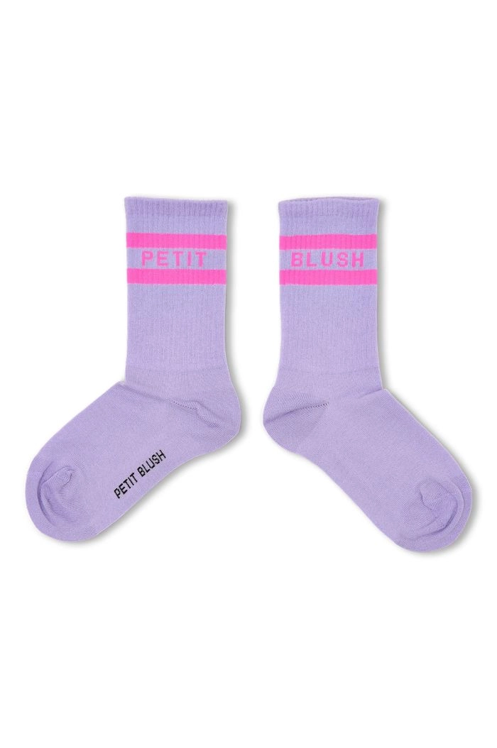 Petit Blush Sport Socks Violet / Neon Pink_1