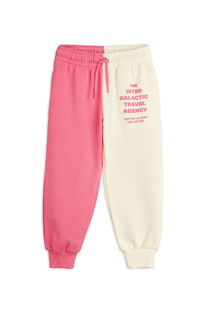 Mini Rodini Travel Agency Split Color sp Sweatpant Multi_1