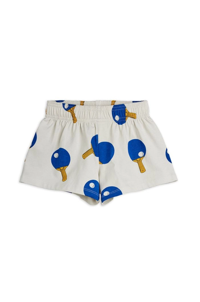 Mini Rodini Table tennis all-over print shorts Grey_1