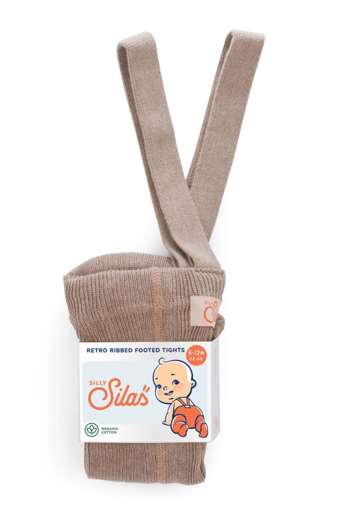 Silly Silas Cotton tights with braces Peanut blend_1