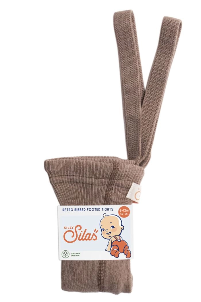 Silly Silas Cotton tights with braces Granola_1