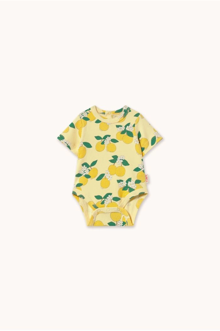 Tinycottons Oranges Rib Body Yellow_1