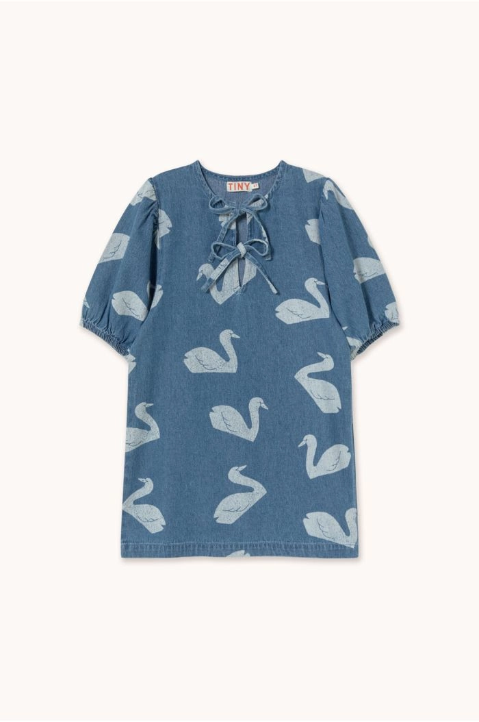 Tinycottons Dress Big Swans_1