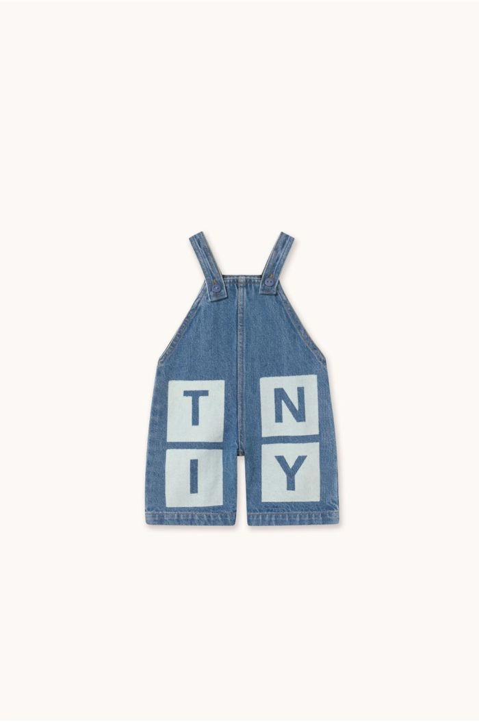 Tinycottons Tiny Denim Dungaree Baby Blue_1