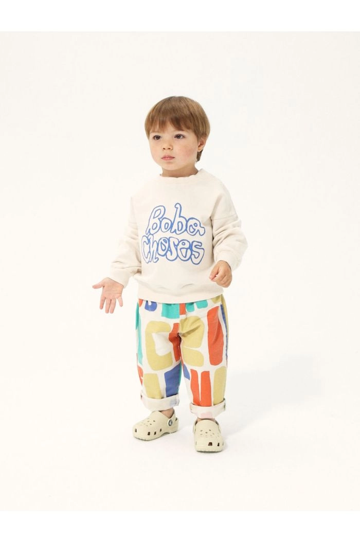 Bobo Choses Bobo Choses By Hand sweatshirt Offwhite_1