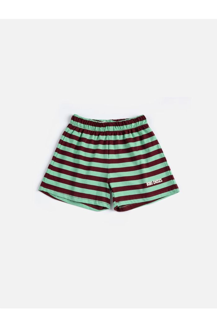 Bobo Choses Bobo Choses striped shorts Green_1
