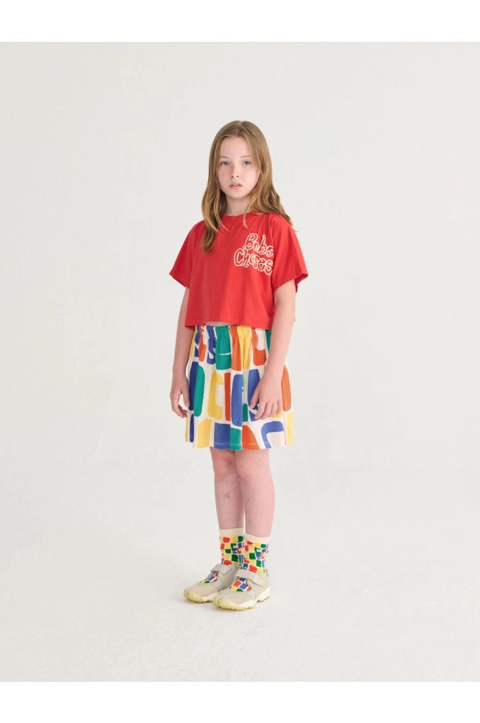 Bobo Choses Bobo Choses By Hand cropped T-shirt Red_1