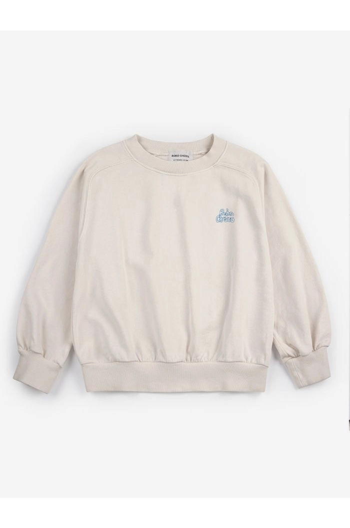 Bobo Choses Bobo Choses By Hand raglan sweatshirt Offwhite_1
