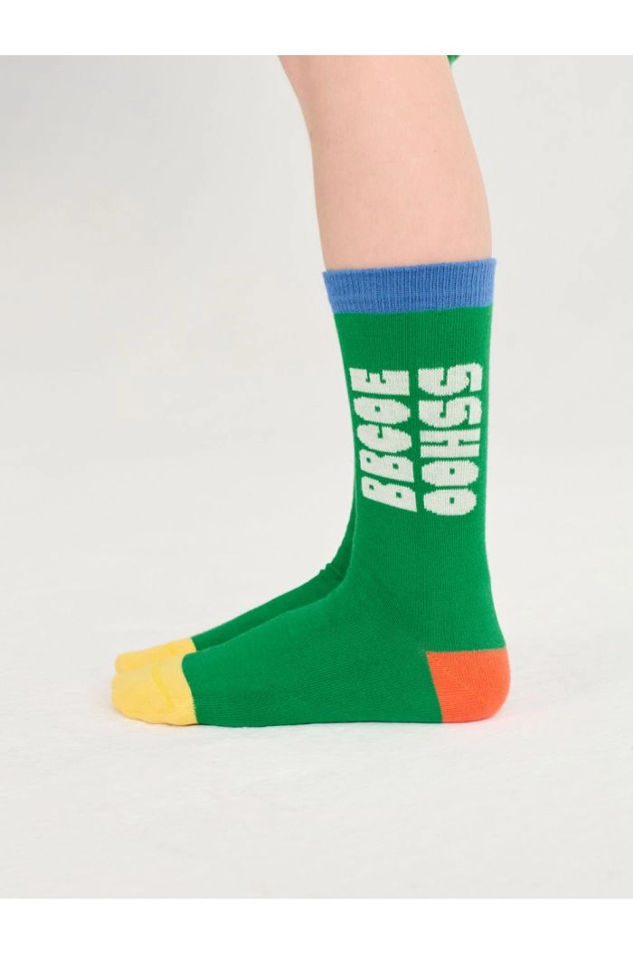 Bobo Choses Bobo Choses Modern long socks Green_1