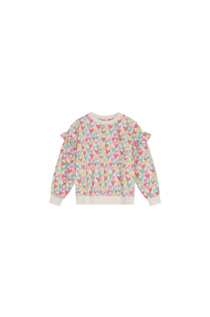 The New Society Anis Sweatshirt Hearts Print_1
