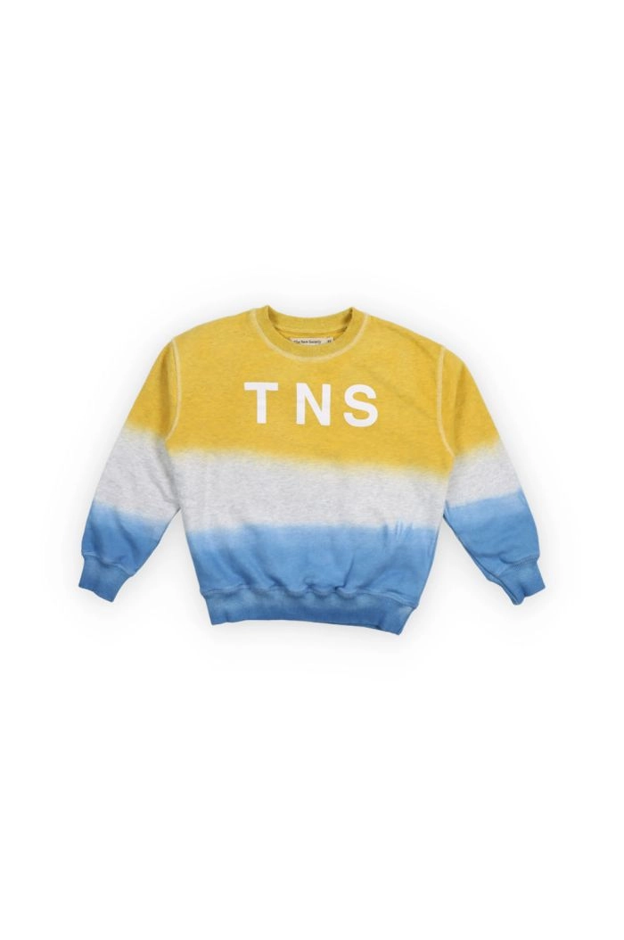 The New Society Tie Dye Sweatshirt Mimosa Yellow_1