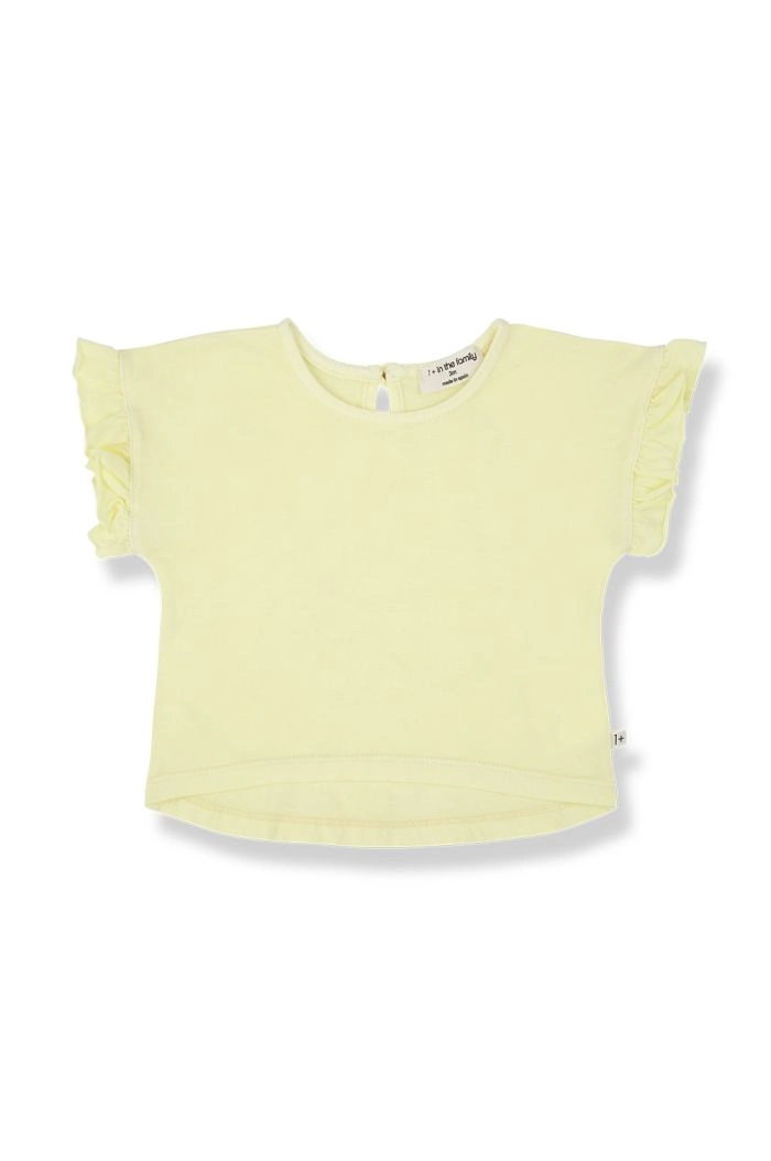 1+ in the family CAMPANET girly t-shirt Lemon_1