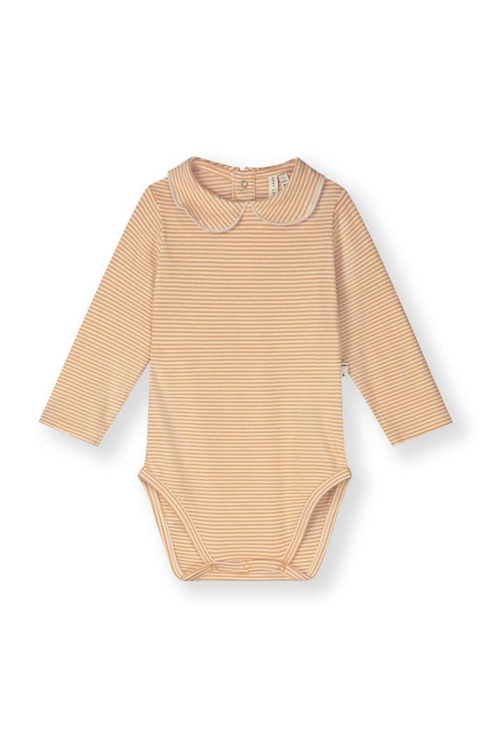 Gray Label Baby Collar Onesie GOTS Melon - Cream_1