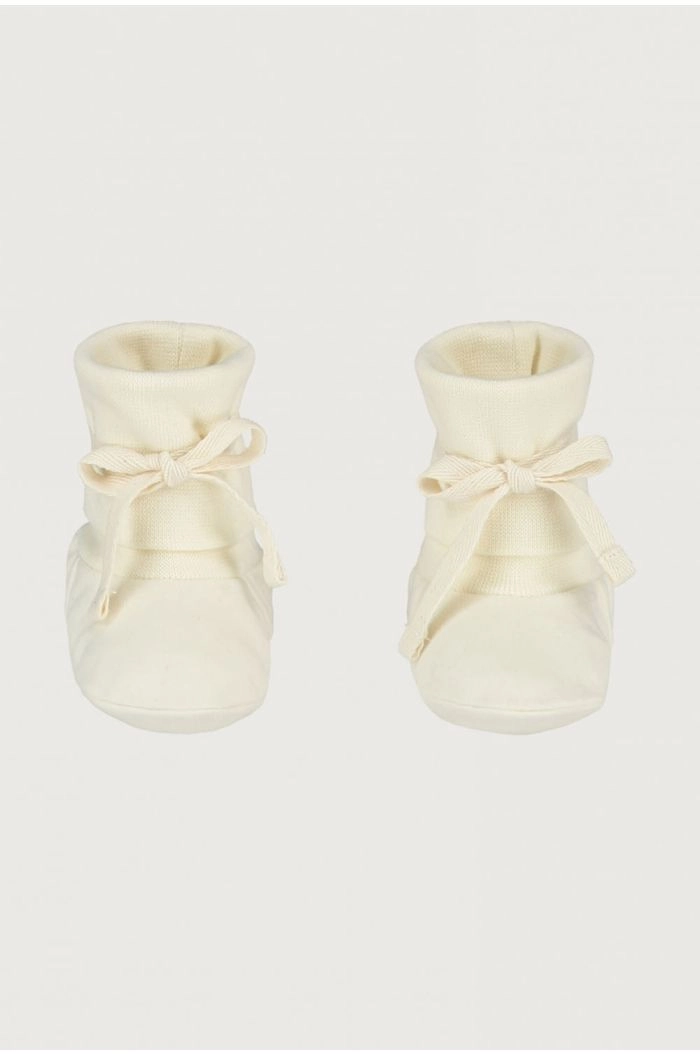 Gray Label Baby Booties GOTS Cream_1