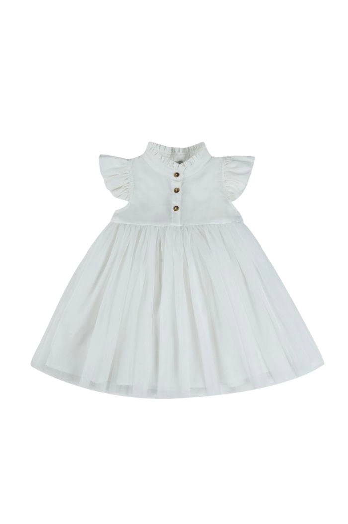 Donsje Fleurance Dress Off White_1