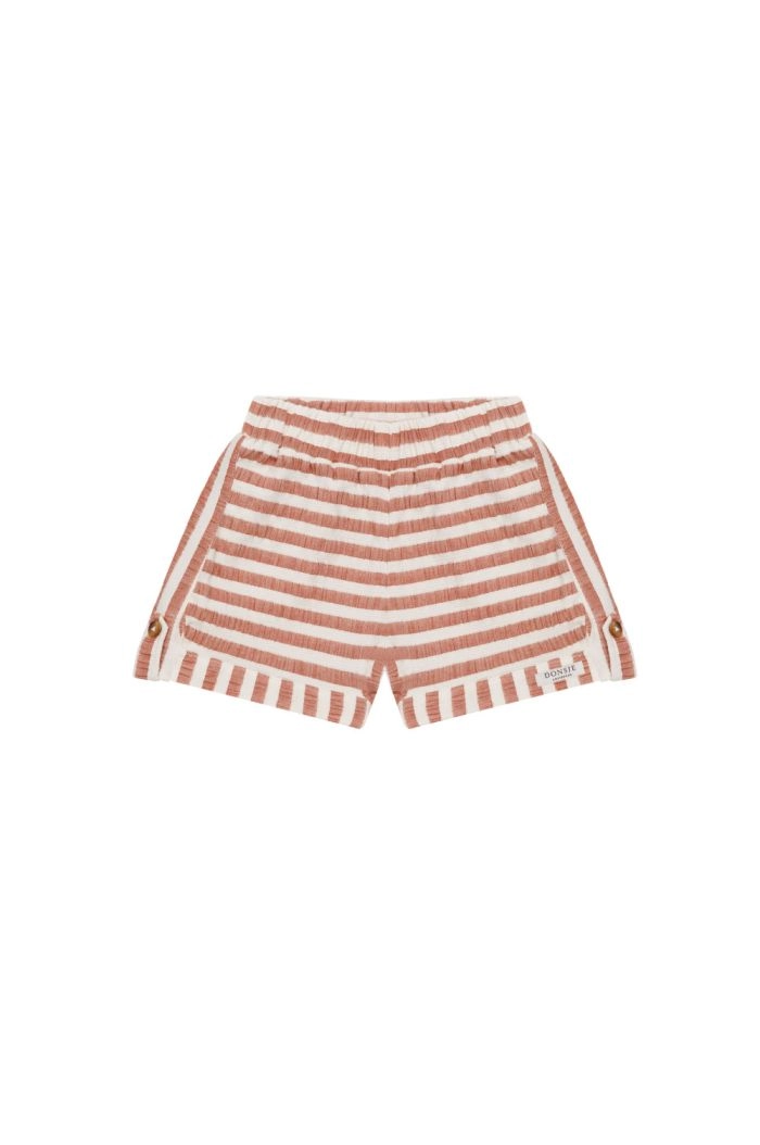 Donsje Kaatio Shorts Rust - White Striped_1