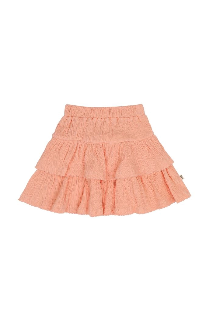 House Of Jamie Ruffled Skirt Bellini Rose (Crinkle Cotton)_1