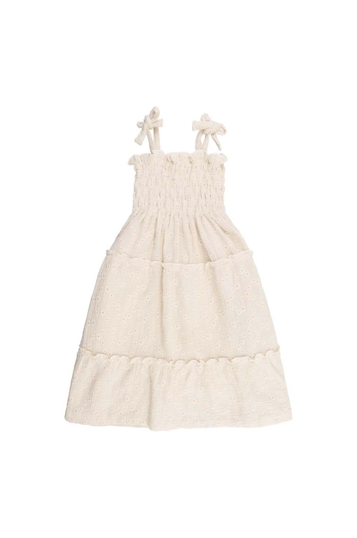 Navy Natural Ruffle dress Creme Broderie_1